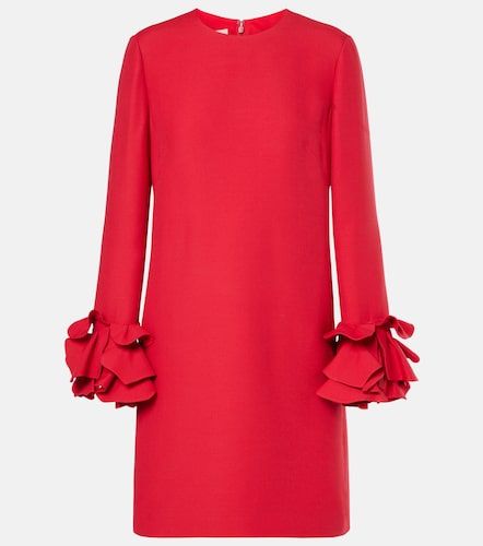 Robe à volants en Crepe Couture - Valentino - Modalova