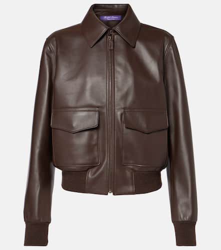 Veste bomber Sullivan en cuir - Ralph Lauren Collection - Modalova