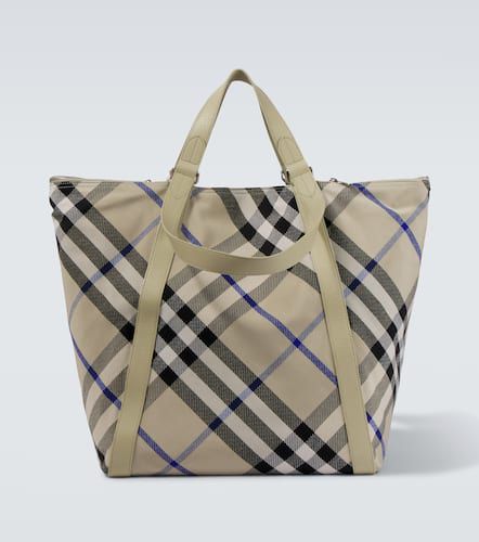 Cabas Check Large en jacquard - Burberry - Modalova