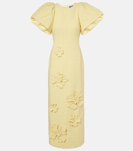 Robe longue Lucinda en tweed à fleurs - Leo Lin - Modalova