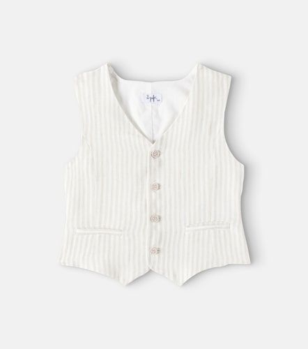 Il Gufo Gilet rayé en lin - Il Gufo - Modalova