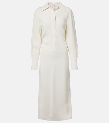 Robe midi asymétrique en cady - Victoria Beckham - Modalova