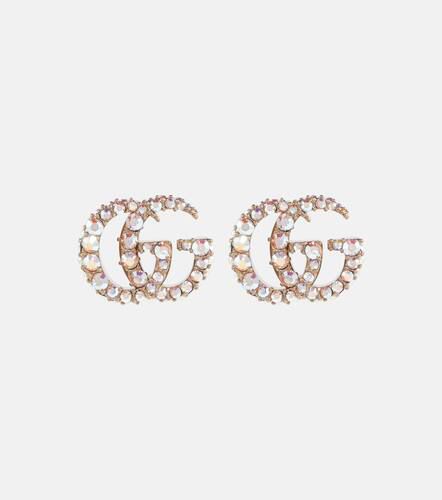 Boucles d'oreilles GG à ornements - Gucci - Modalova