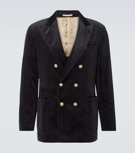 Blazer en velours de coton - Brunello Cucinelli - Modalova