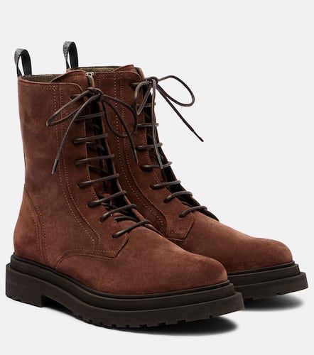 Bottines Monili en daim - Brunello Cucinelli - Modalova
