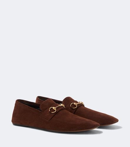 Mocassins Ragazzo Horsebit en daim - Gucci - Modalova