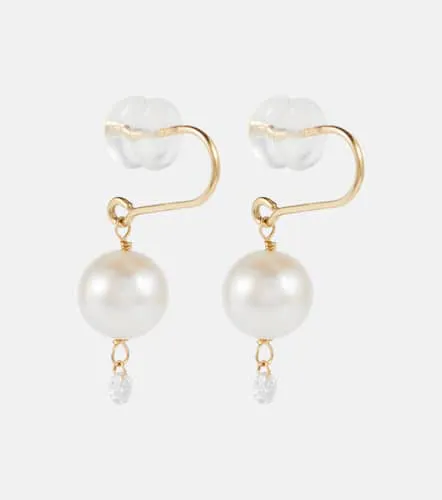 Persée Boucles d'oreilles en or 18 ct, perles et diamants - Persee - Modalova