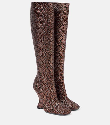 Bottes compensées 105 à paillettes - Dries Van Noten - Modalova