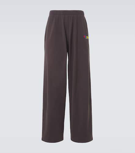 Pantalon de survêtement imprimé en coton - Balenciaga - Modalova