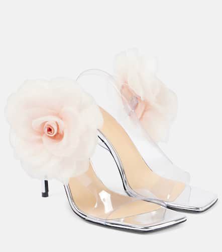 Sandales en PVC et cuir à fleurs - Magda Butrym - Modalova