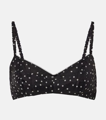 SIR Brassière en soie à pois - SIR - Modalova