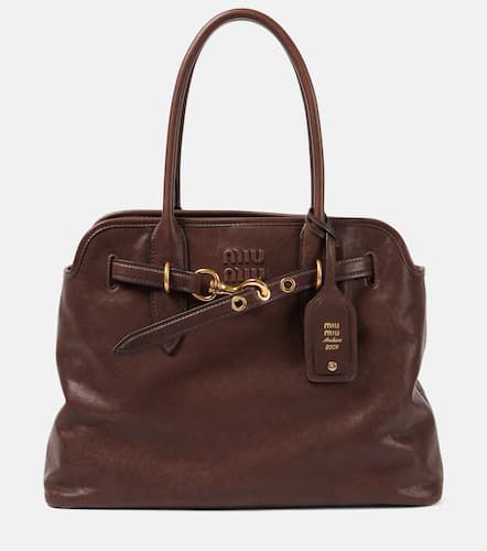 Miu Miu Sac Adventure Large en cuir - Miu Miu - Modalova