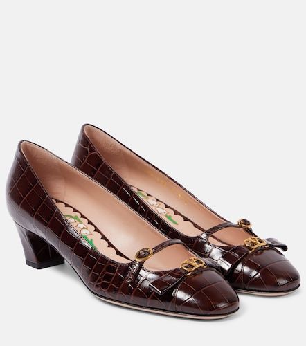Escarpins Bowow 45 en cuir embossé - Valentino Garavani - Modalova