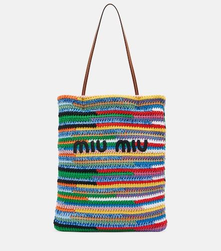 Miu Miu Cabas en coton - Miu Miu - Modalova