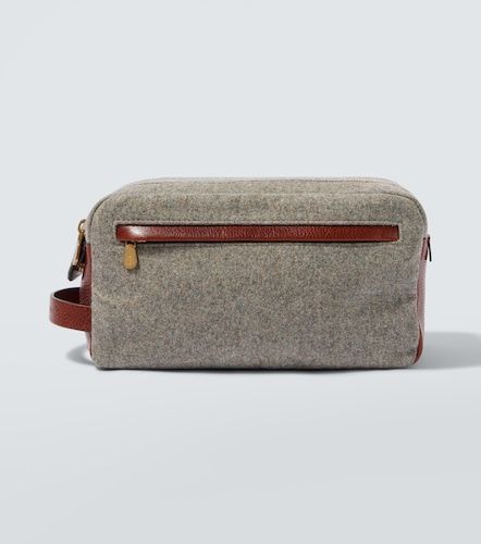 Trousse de toilette bordée de cuir - Brunello Cucinelli - Modalova