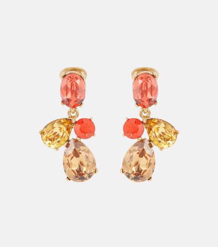 Boucles d'oreilles clip Candy Drop à cristaux - Oscar de la Renta - Modalova