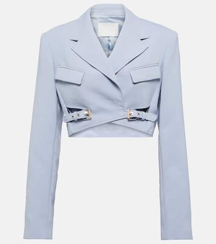 Blazer raccourci en laine mélangée - Dion Lee - Modalova