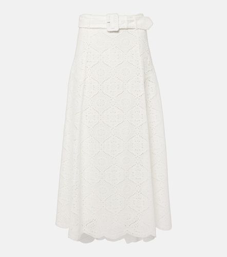 Jupe longue Vintry en broderie anglaise - Veronica Beard - Modalova