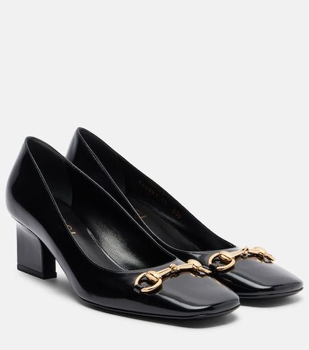 Escarpins Signora 55 Horsebit en cuir - Gucci - Modalova