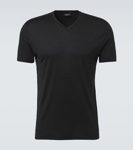 Gucci T-shirt en soie - Gucci - Modalova