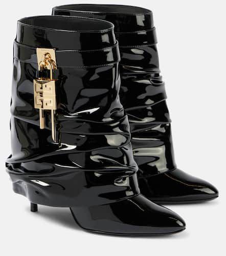 Bottines Shark Lock en cuir verni - Givenchy - Modalova