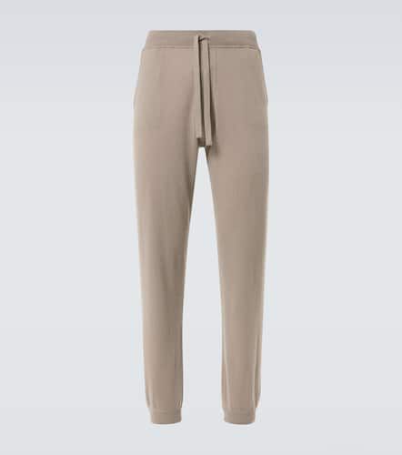 Pantalon de survêtement en laine et cachemire - Allude - Modalova