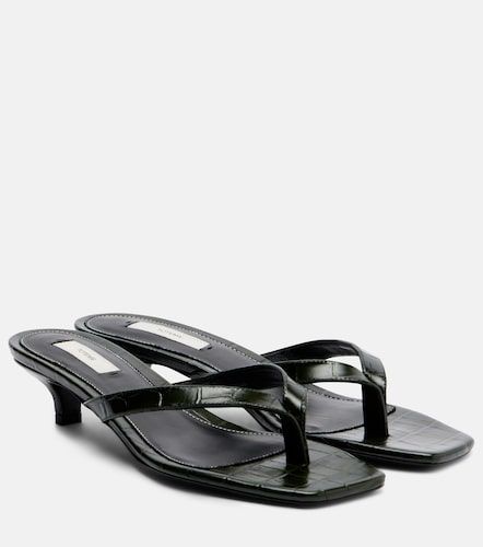 Toteme Mules en cuir façon croco - Toteme - Modalova