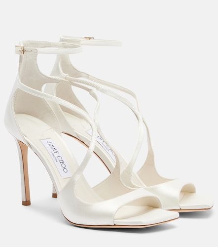 Sandales Azia 95 en satin - Jimmy Choo - Modalova