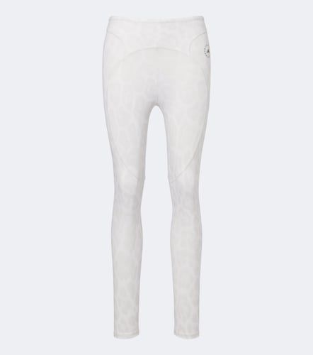 Legging à imprimé léopard et logo - Adidas by Stella McCartney - Modalova