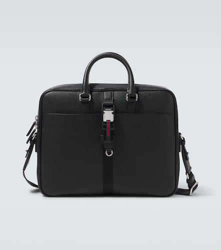 Porte-documents Web Medium en cuir - Gucci - Modalova