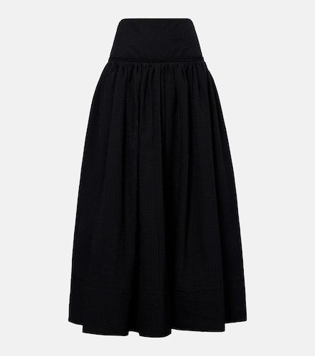 Alaïa Jupe longue en coton mélangé - Alaia - Modalova