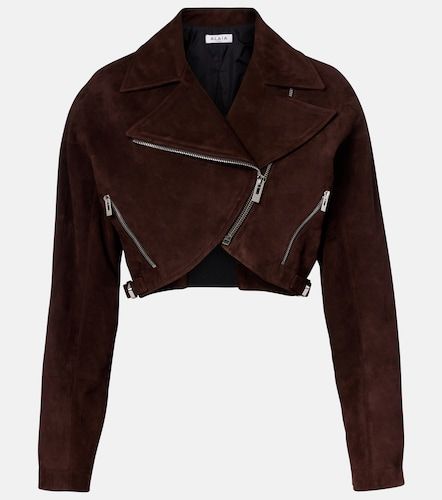 Alaïa Veste biker courte en daim - Alaia - Modalova