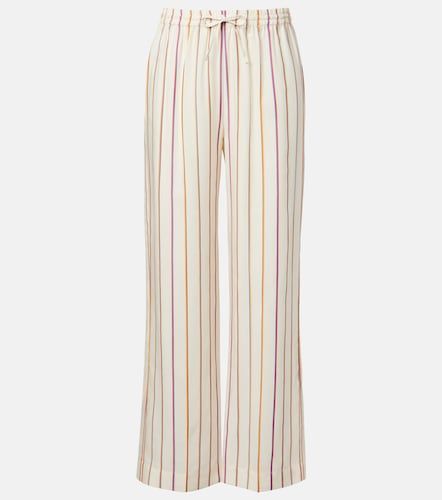 Asceno Pantalon droit Aria rayé - Asceno - Modalova