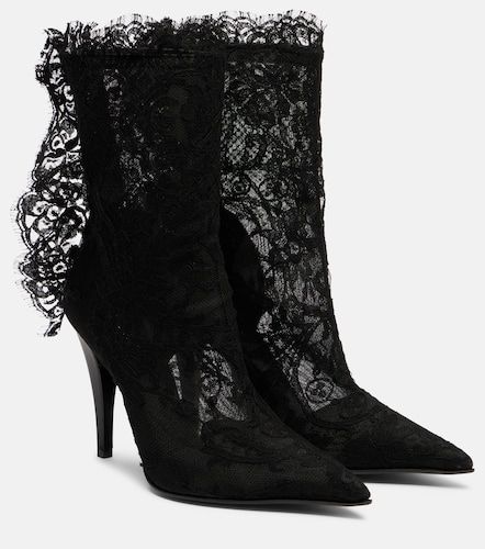 McQueen Bottines Heron en dentelle - McQueen - Modalova
