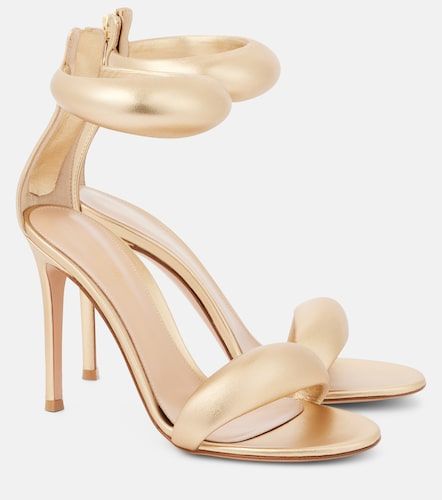 Sandales Bijoux 105 en cuir métallisé - Gianvito Rossi - Modalova