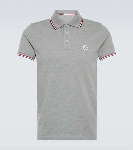 Moncler Polo en coton à logo - Moncler - Modalova