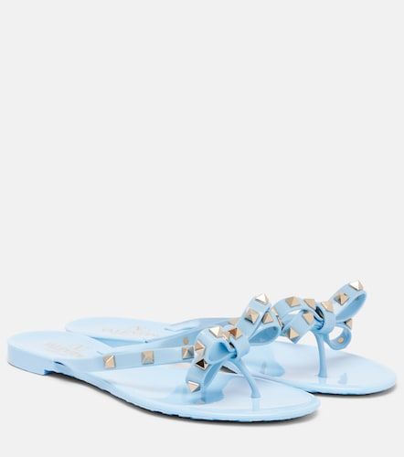 Tongs Rockstud en PVC - Valentino Garavani - Modalova