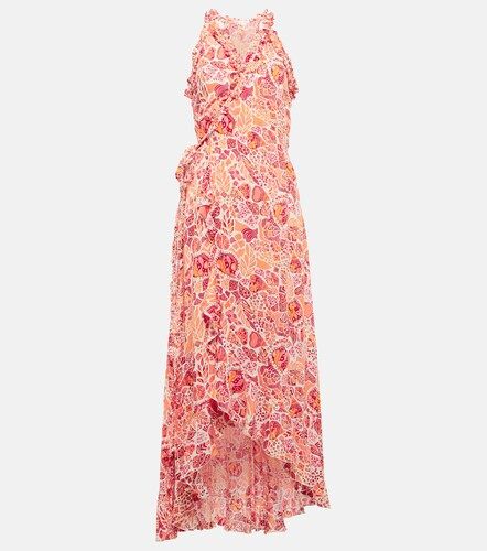 Robe longue Tamara imprimée - Poupette St Barth - Modalova