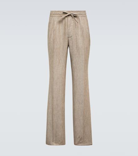 Dolce&Gabbana Pantalon rayé en lin - Dolce&Gabbana - Modalova