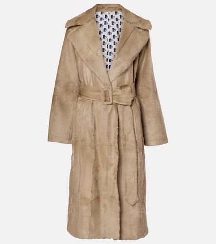 Burberry Trench-coat en shearling - Burberry - Modalova