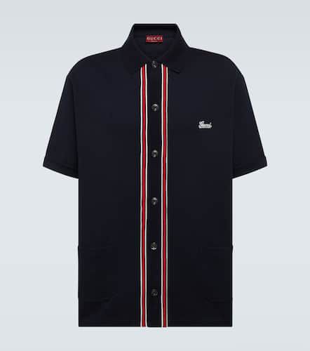 Gucci Polo Web en coton - Gucci - Modalova