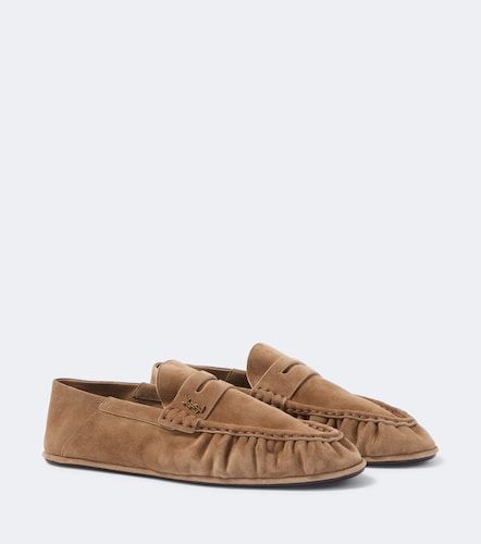 Mocassins Le Loafer en daim - Saint Laurent - Modalova