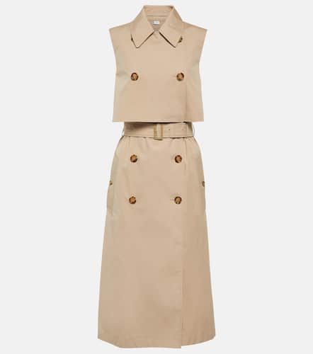 Robe midi en coton mélangé - Burberry - Modalova