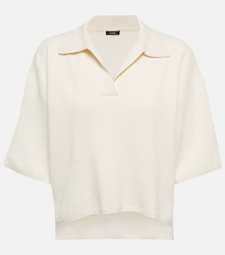 Chemise polo en soie et coton mélangés - Joseph - Modalova