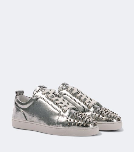 Baskets Louis Junior en cuir métallisé - Christian Louboutin - Modalova
