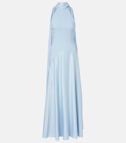 Robe longue Cece en crêpe et satin - Solace London - Modalova