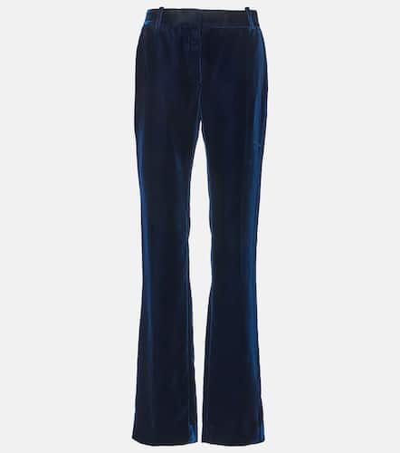 Pantalon droit Fluid en velours - Nina Ricci - Modalova