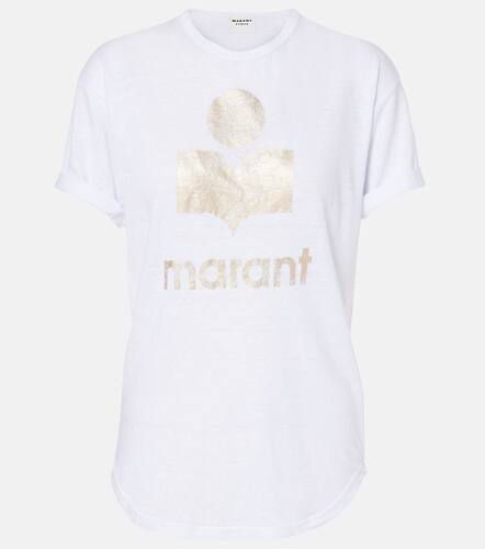 T-shirt Koldi en lin à logo - Marant Etoile - Modalova