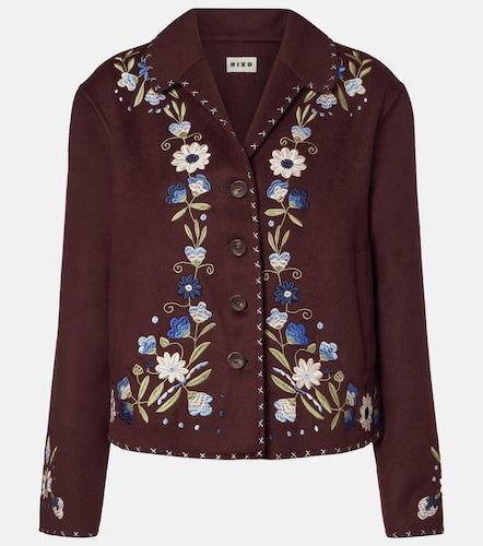 Veste Jude brodée en laine mélangée - Rixo - Modalova