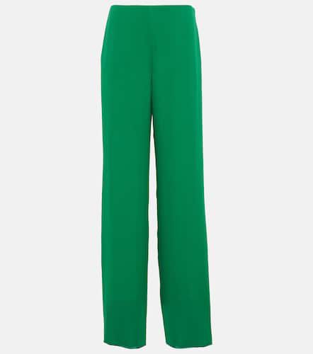 Pantalon ample à taille haute en soie - Valentino - Modalova